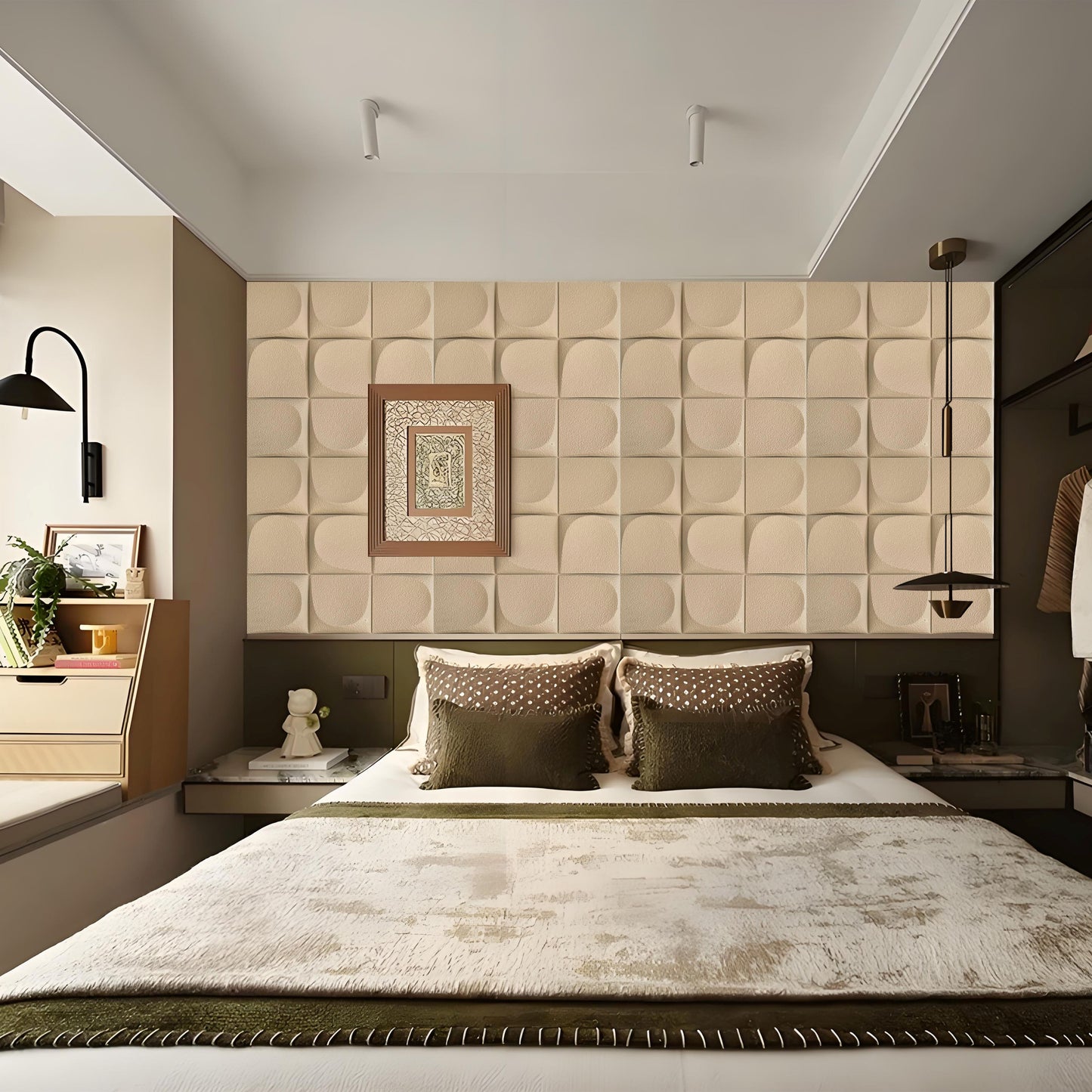 PU-Paneele Retro beige 1200x600x35mm