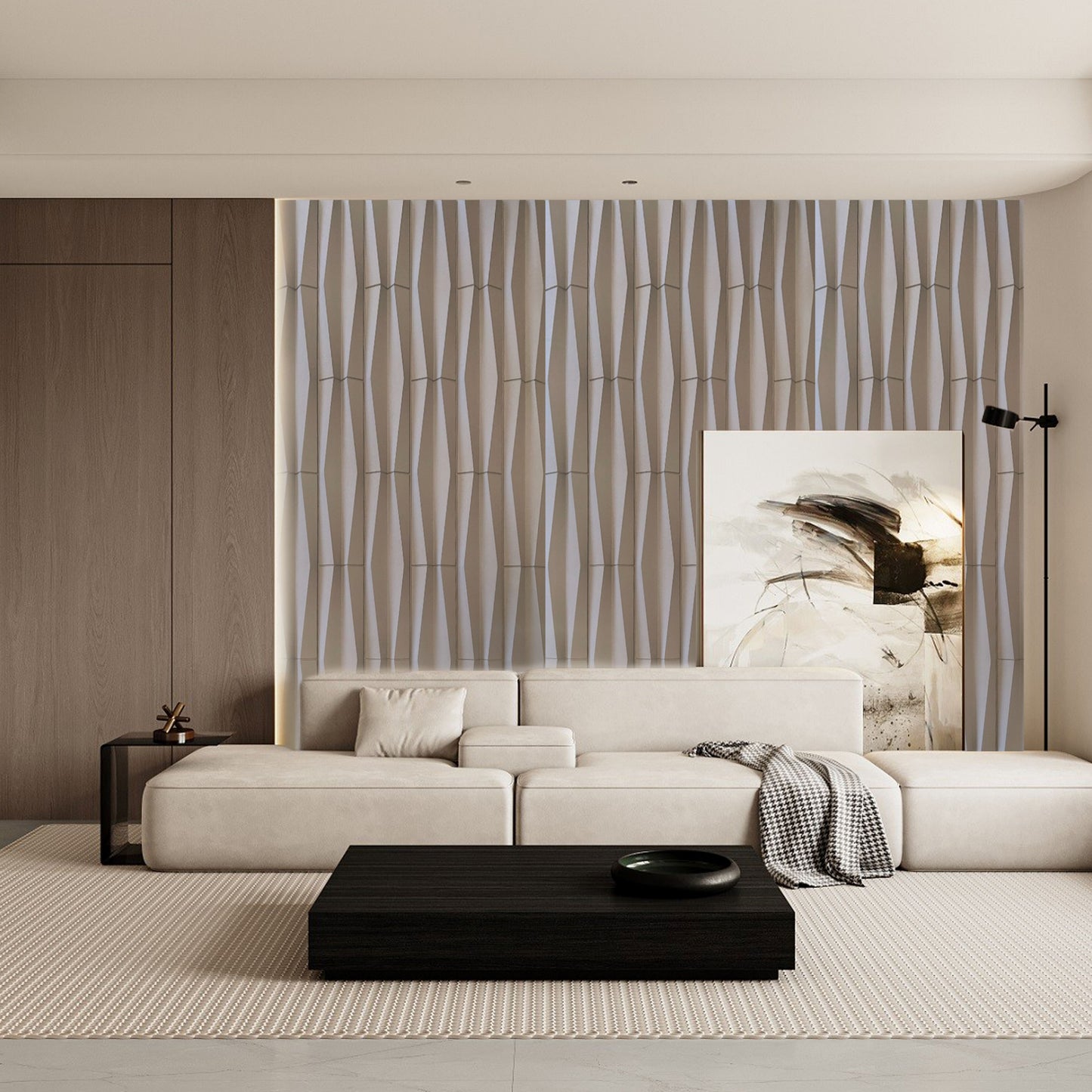 PU panels Wave 1200x600x25mm