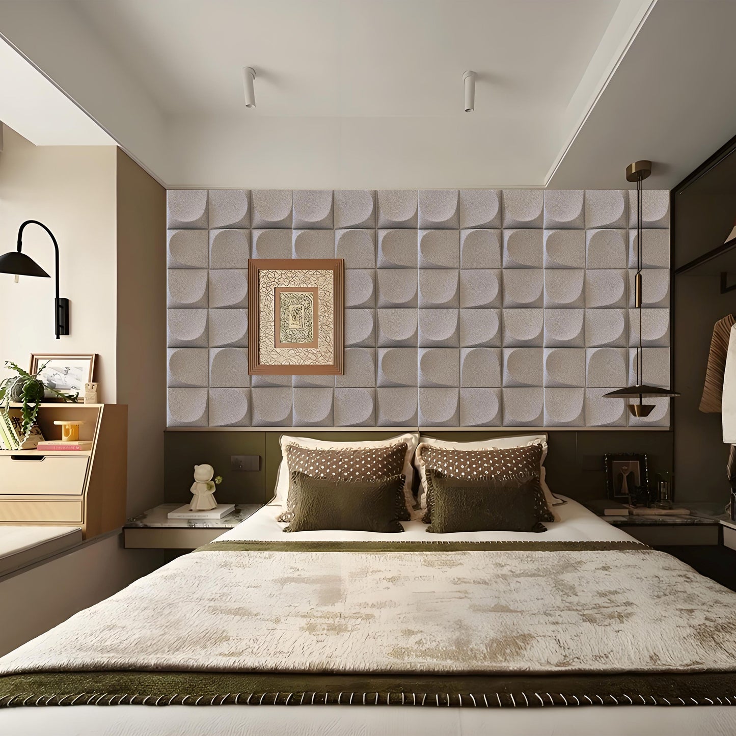 PU-Paneele Retro grau 1200x600x35mm