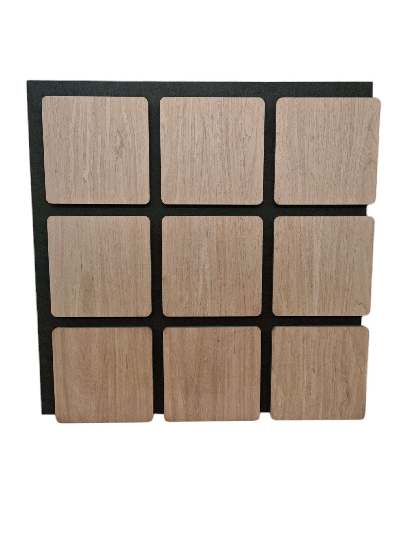 Acoustic Panel Square Walnut 610x610x18mm