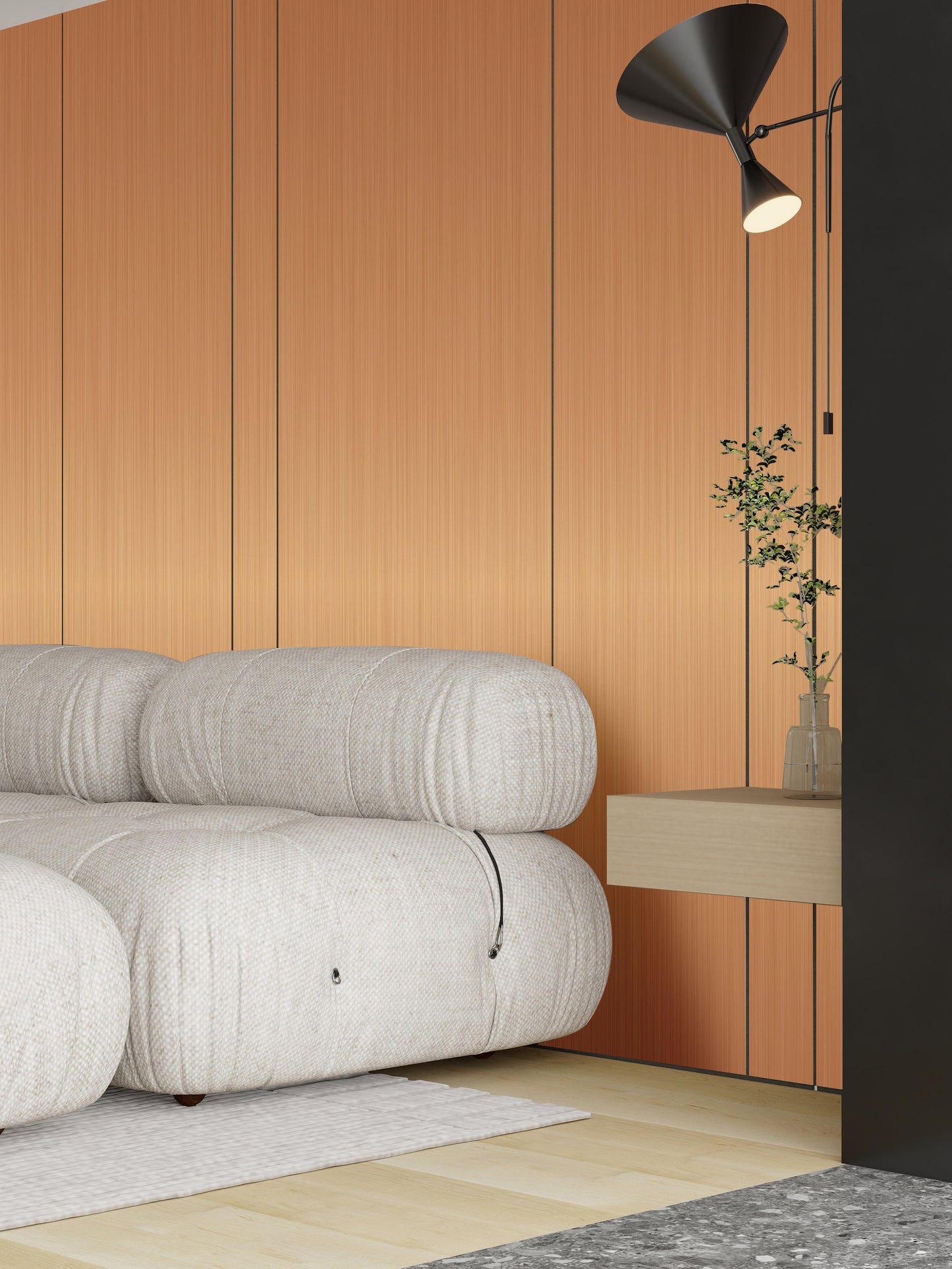 Bamboo WPC Metall PET-Serie RM027P 2600x1220x5mm (3,172m²)