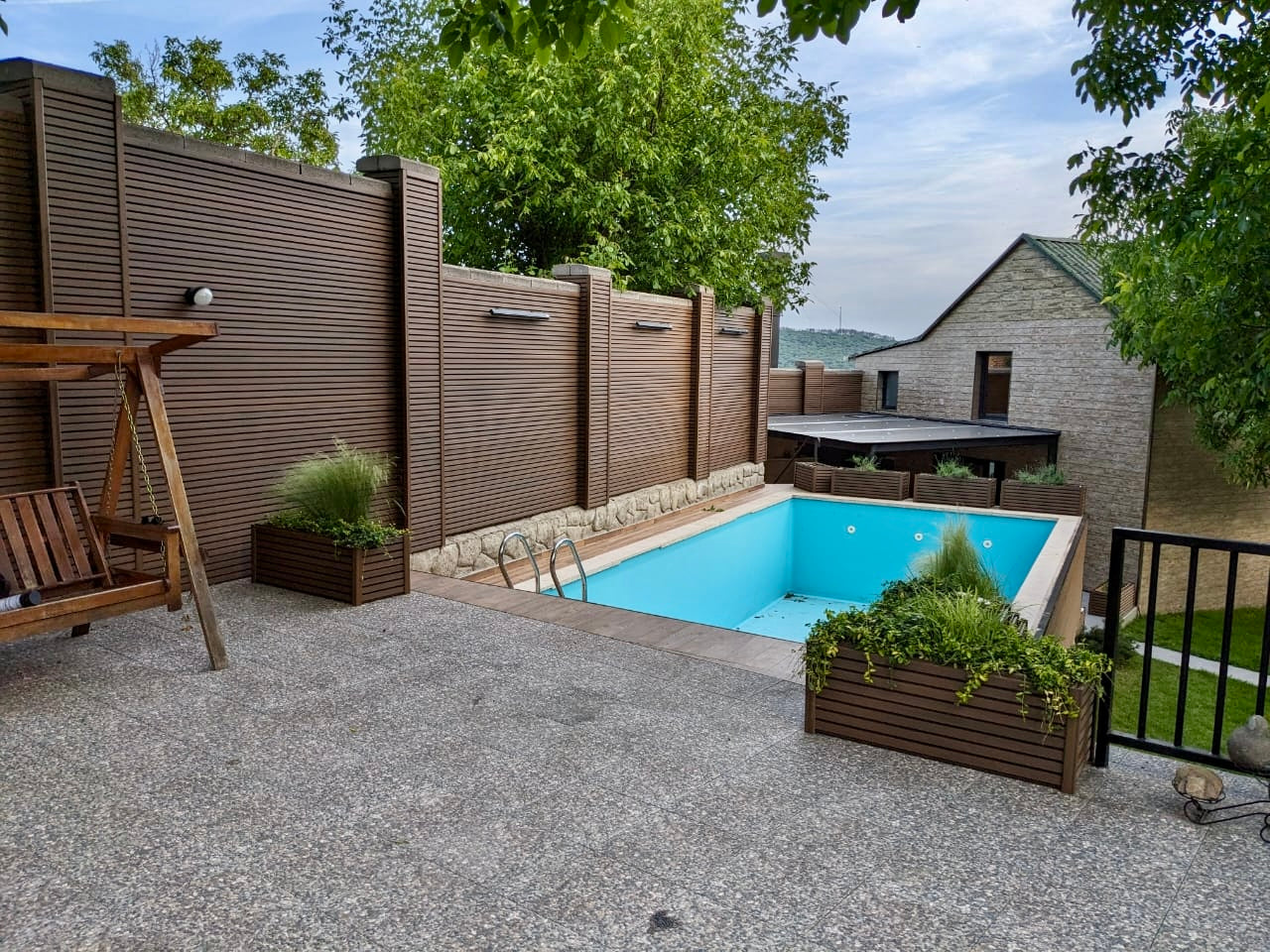 WPC Fassadenverkleidung co-extrudiert Anthrazit 219x21mm Länge 2,9m (13,76€/m)