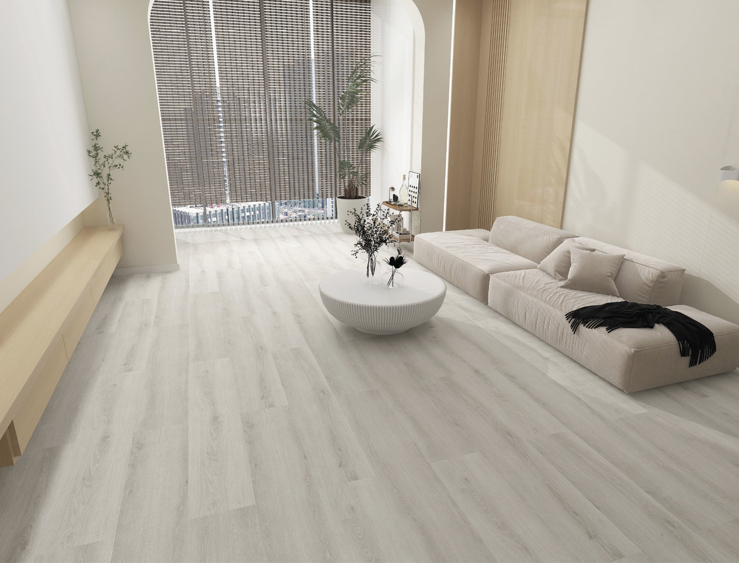 SPC Rigid Vinyl Klick 5mm in Eiche weiß (2,23m²)